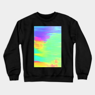 Holographic print card Crewneck Sweatshirt